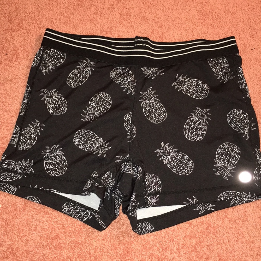 Workout spandex shorts